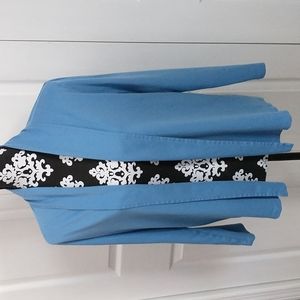 L.L. Bean Women's Blue Open Cardigan